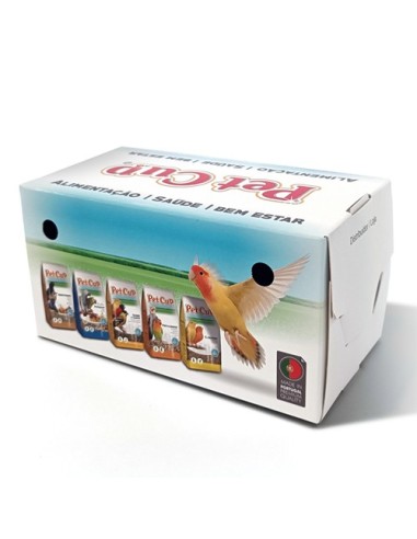 TRANSPORTIN DE CARTÓN PARA PAJAROS PEQUEÑO PET CUP 