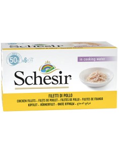 SCHESIR POLLO CON ARROZ EN AGUA DE COCCIÓN PARA GATOS - 50 GR (6 UNIDADES) 6 X 50 GR - 2