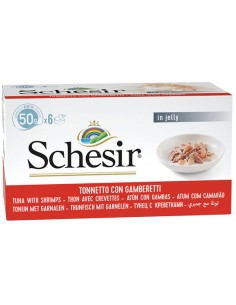 SCHESIR ATÚN CON GAMBAS EN GELATINA PARA GATOS - 50 GR (6 UNIDADES) 6 X 50 GR - 2