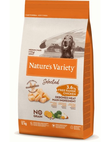 NATURES VARIETY SELECTED MEDIUM / MAXI POLLO CAMPERO PARA PERROS 2 KG 10 KG - 2