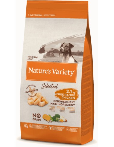 NATURES VARIETY SELECTED MINI POLLO CAMPERO PARA PERROS PEQUEÑOS 1 5 KG 600 GR 7 KG - 2