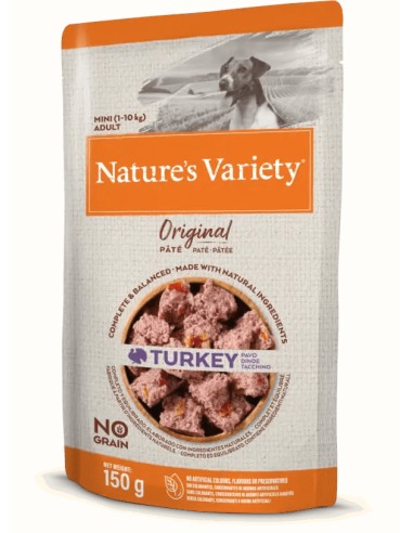 NATURES VARIETY ORIGINAL PATÉ MINI PAVO PARA PERROS PEQUEÑOS - 150 GR 150 GR - 2