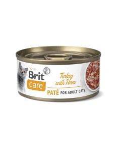 BRIT CARE CAT PATÉ DE PAVO CON JAMÓN PARA GATOS - 70 GR 70 GR - 2