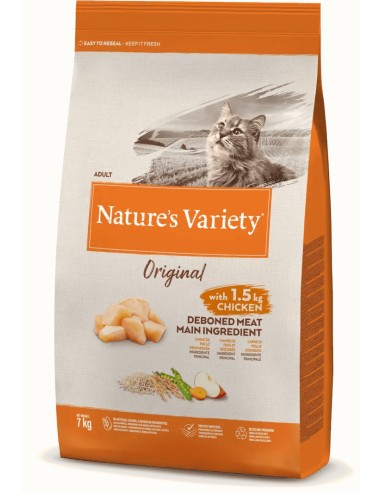 NATURES VARIETY ORIGINAL CHICKEN PARA GATOS 3 KG 7 KG 1 25 KG - 2