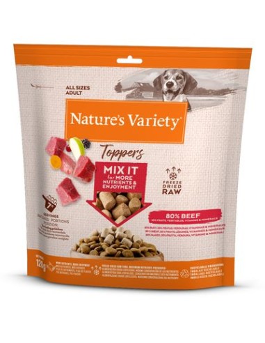 NATURES VARIETY TOPPERS BUEY - 120 GR 120 GR
