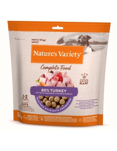 NATURES VARIETY COMPLETE FOOD MINI PAVO - 120 GR 120 GR