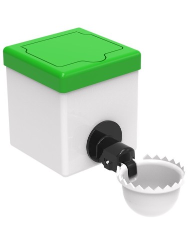 COPELE BEBEDERO BASCULANTE CON BOTELLA PARA PÁJAROS 0 5 LITROS - 2