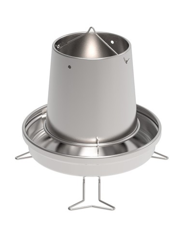 COPELE TOLVA METÁLICA ECO CON PATAS PARA GALLINAS 9 LITROS - 2