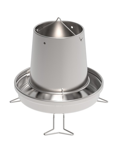 COPELE TOLVA METÁLICA ECO CON PATAS PARA GALLINAS 9 LITROS - 2