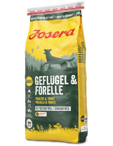 JOSERA AVE DE CORRAL Y TRUCHA PARA PIENSO PARA PERROS 15 KG 900 GR 5 X 900 GR - 2