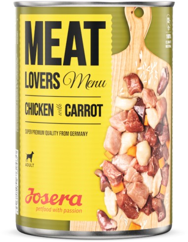 JOSERA MENÚ POLLO CON ZANAHORIA PARA PERROS - 400 GR 400 GR - 2
