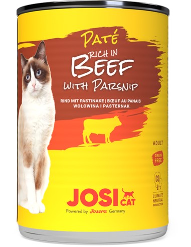 JOSERA JOSICAT PATÉ BEEF WITH PARSNIP TERNERA CON CHIRIVÍA PARA GATOS 400 GR 12 X 400 GR - 2