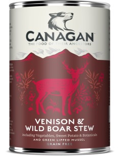 CANAGAN LATA DE ESTOFADO DE VENADO Y JABALÍ SALVAJE PARA PERROS - 400 GR 400 GR - 2