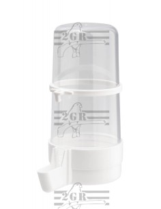 2G-R BEBEDERO LUCCA CON ANILLA - 400 CC BLANCO - 2