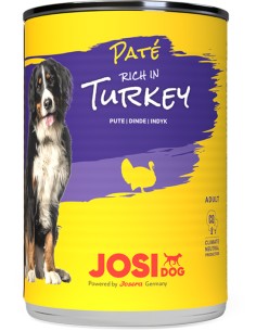 JOSERA JOSIDOG PATÉ TURKEY PAVO PARA PERROS 400 GR 12 X 400 GR - 2