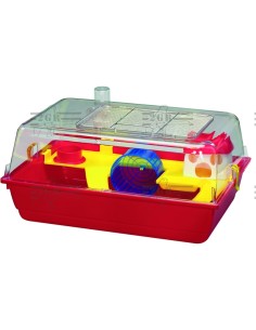 2G-R JAULA MANSIÓN PARA HÁMSTER - 60 X 40 X 30 CM