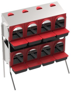 COPELE PONEDERO PLATINUM CON PATAS 2 PISOS - 8 DEPARTAMENTOS 