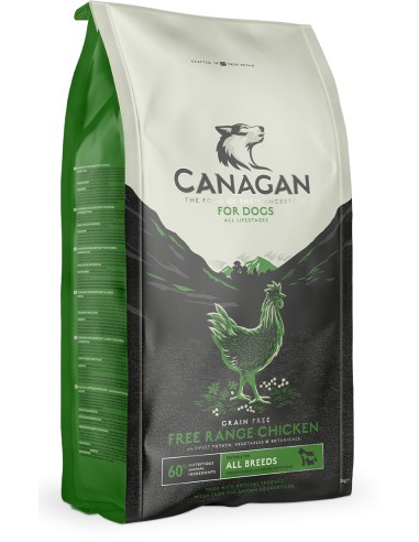 CANAGAN POLLO CAMPERO PARA PERROS 2 KG 12 KG 6 KG - 3