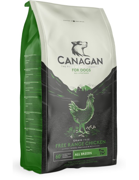 CANAGAN POLLO CAMPERO PARA PERROS 2 KG 12 KG 6 KG - 3