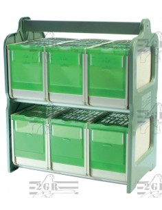 2G-R TRANSPORTIN 6 HUECOS + 6 SECONDINO MEDIO 