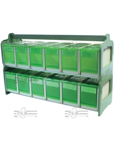 2G-R TRANSPORTIN 12 HUECOS + 12 SECONDINO MEDIO 