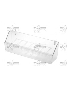 2G-R COMEDERO UNIVERSAL TRANSPARENTE CON REJILLA 