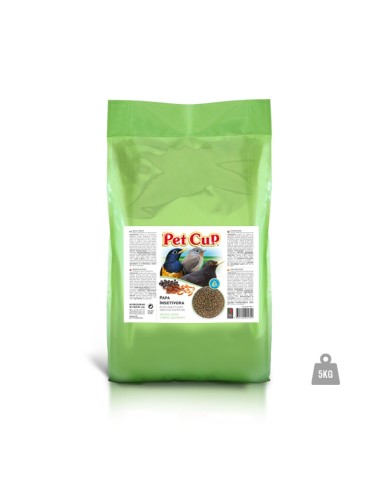 PET CUP PASTA INSECTIVOROS 5 KG 750 GR