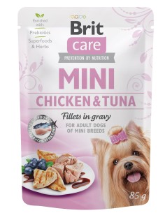 BRIT CARE MINI FILETES DE ATÚN Y POLLO POUCHE PERROS - 85 GR 85 GR - 2