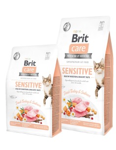 BRIT CARE CAT GRAIN FREE SENSITIVE HEALTHY DIGESTION DELICATE TASTE 2 KG 400 GR 7 KG - 2