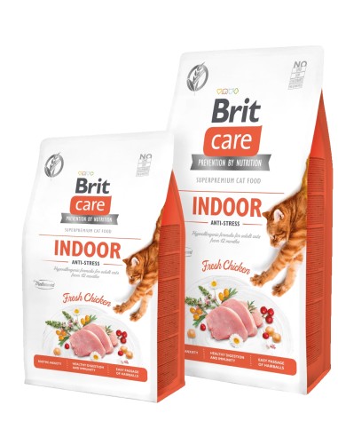 BRIT CARE CAT GRAIN FREE INDOOR ANTI-STRESS 2 KG 400 GR 7 KG - 2