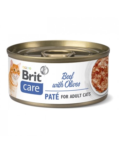 BRIT CARE CAT PATÉ DE TERNERA CON ACEITUNAS PARA GATOS - 70 GR 70 GR - 2