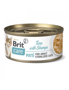 BRIT CARE CAT PATÉ DE ATÚN Y GAMBAS PARA GATOS ESTERILIZADOS - 70 GR 70 GR - 2