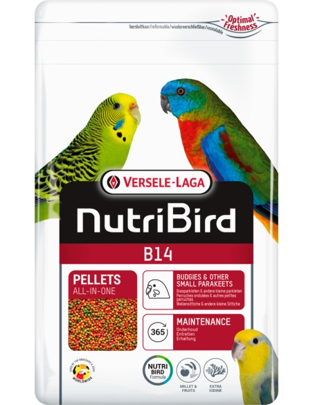 VERSELE LAGA NUTRIBIRD PERIQUITOS B14 MANTENIMIENTO 3 KG 800 GR - 2