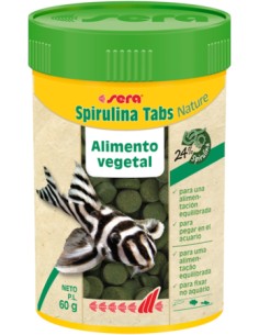 SERA SPIRULINA TABS NATURE - 24 PASTILLAS - 2