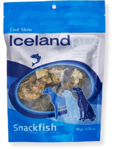 ICELAND PET GOLOSINAS DE PIEL DE BACALAO PARA PERROS - 50 GR 50 GR - 2