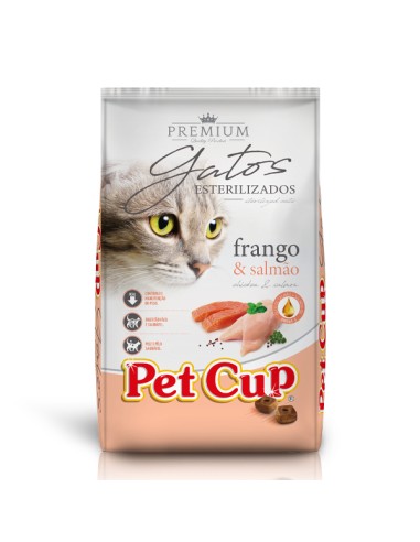 PET CUP GATOS ESTERILIZADOS 3 KG 10 KG 1 KG