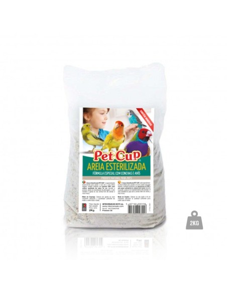 PET CUP ARENA BLANCA ESTERILIZADA - 20 KG 20 KG