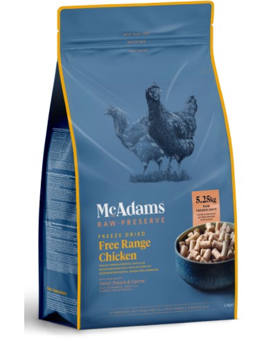 MCADAMS POLLO CAMPERO LIOFILIZADO PARA PERROS 1 5 KG 400 GR - 3