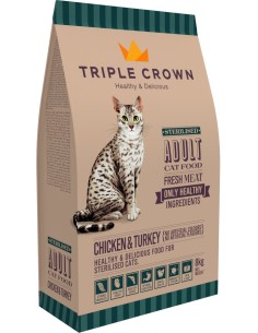 TRIPLE CROWN STERILISED CAT 2 KG 8 KG - 2