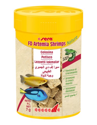 SERA FD ARTEMIA SHRIMPS NATURE - 100 ML (7 GR) 100 ML (7 GR) - 2