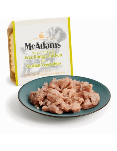 MCADAMS TARRINA DE POLLO CAMPERO Y VERDURAS DE LA HUERTA PARA PERROS - 150 GR 150 GR - 2