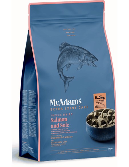 MCADAMS SALMÓN Y LENGUADO MCS LIOFILIZADO PARA PERROS 1 5 KG 400 GR - 3