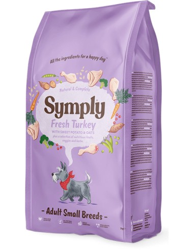 SYMPLY PAVO FRESCO PARA PERROS DE RAZAS PEQUEÑAS 2 KG 6 KG - 2