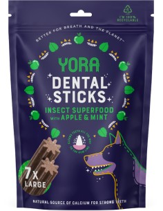 YORA DENTAL BITES BARRITAS CON MANZANA Y MENTA PARA PERROS GRANDES - 270 GR 270 GR - 2