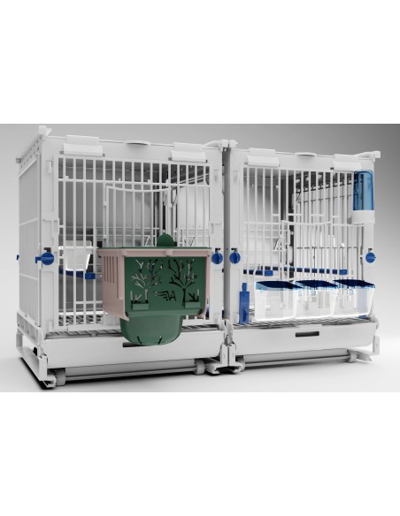 MOLDES AVE JAULA MÓDULO MA - 34,5 X 35 X 43 CM BLANCO 34 5 X 35 X 43 CM - 4