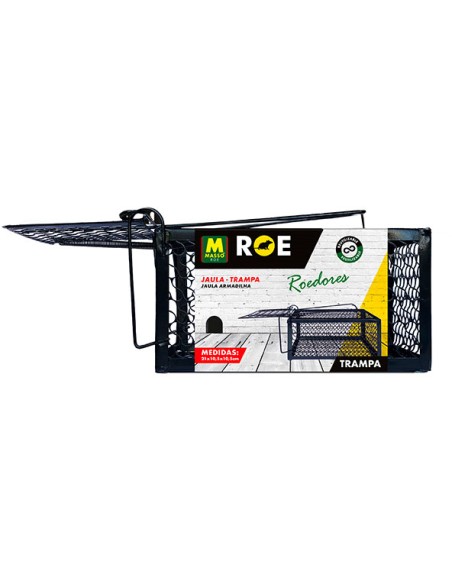 MASSÓ ROE JAULA TRAMPA PARA ROEDORES - 20 X 10,5 X 10,5 CM 20 X 10 5 X 10 5 CM - 7