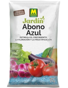 MASSÓ JARDÍN ABONO AZUL EN BOLSA - 2 KG 2 KG - 2