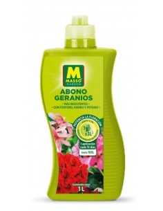 MASSÓ GARDEN ABONO GERANIOS - 1 LITRO 1 LITRO - 2