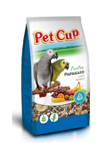 PET CUP MIXTURA LOROS CON FRUTAS 750 GR