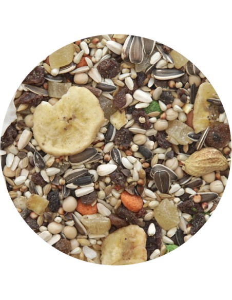 PET CUP MIXTURA LOROS CON FRUTAS 3 KG 750 GR